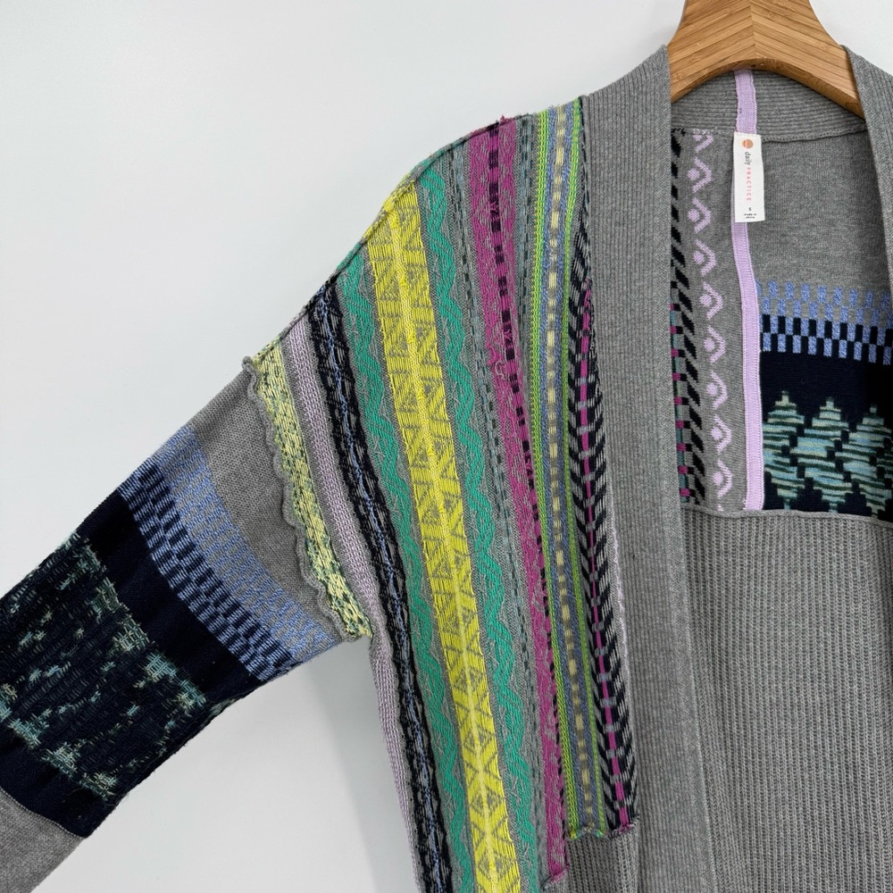 Anthropologie Daily Practice Patchwork Contrast K… - image 6